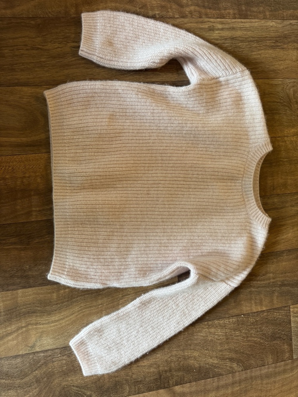 Cashmere Crewneck Sweater 5T - Light Pink